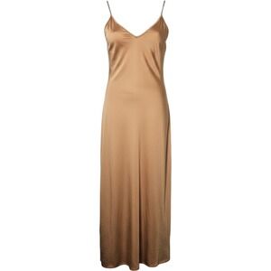 old navy brown satin dress The Occasion by Old Navy Flutter-Sleeve Keyhole Satin Maxi Dress